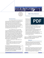 Informed Purchasers: FIDIC Policy Statement