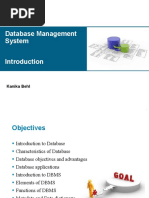 Unit I - Introduction To Database