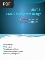 Unit 5: CMOS Subsystem Design: Pucknell Neil West