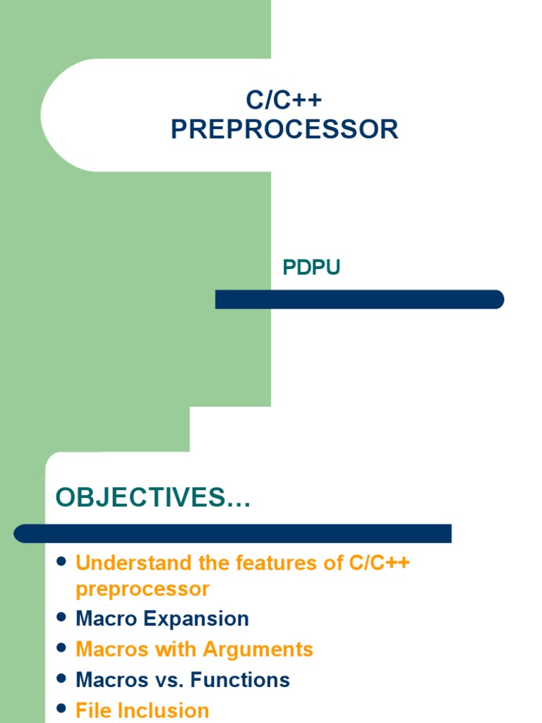 An In-Depth Guide to the C/C++ Preprocessor: Macro Expansion, File ... image.