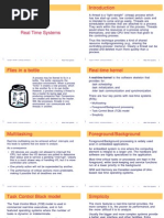 Multitasking - Foreground/Background Processing - Task Control Block (TCB) Model - Simplicity