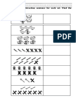 Write The Subtraction Sentence For Each Set. Find The Difference