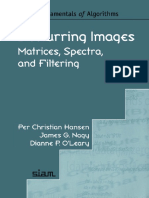 Hansen, Nagy, OLeary - Deblurring Images. Matrices, Spectra and Filtering PDF