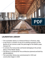 Laurentian Library Michelangelo