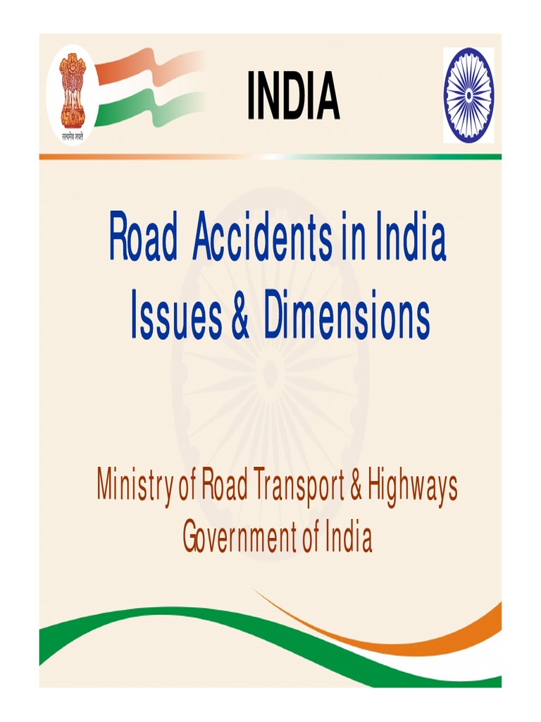 Road Accidents in India | PDF | Land Transport | Transport