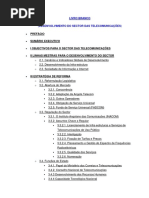 (DESENVOLVIMENTO DO SECTOR DAS TELECOMUNICAÇÕES)
