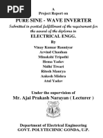 Sine - Wave Inverter: Electrical Engg