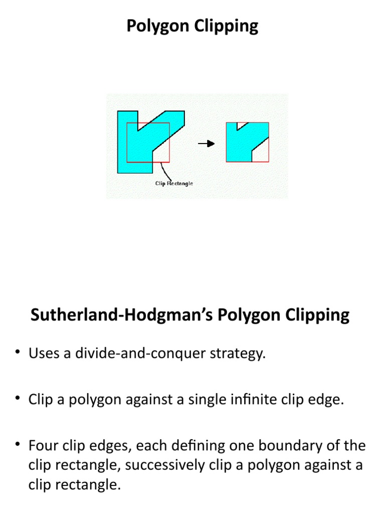 Polygon Clipping Techniques Explained | PDF | Science & Mathematics ...