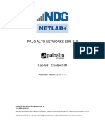 Palo Alto Networks Edu-210: Document Version