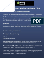 6.1 Developing Your Marketing Master Plan