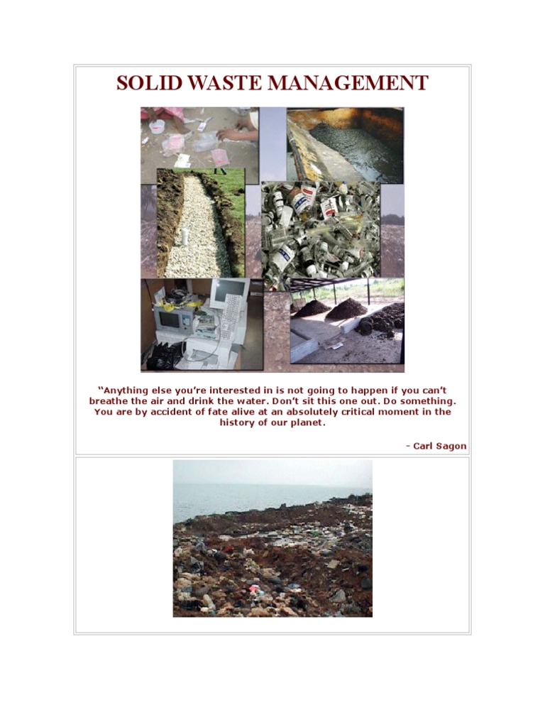 Solid Waste Management | PDF | Municipal Solid Waste | Waste