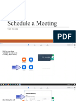 Schedule A Meeting VIA Zoom
