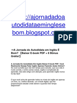 A Jornada do Autodidata em Inglês  Aprender inglês, Vocabulário