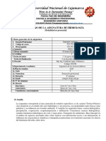 Hidrología UNC: Ciclo, Balance, Transito, Embalses