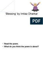 Blessing' by Imtiaz Dharkar