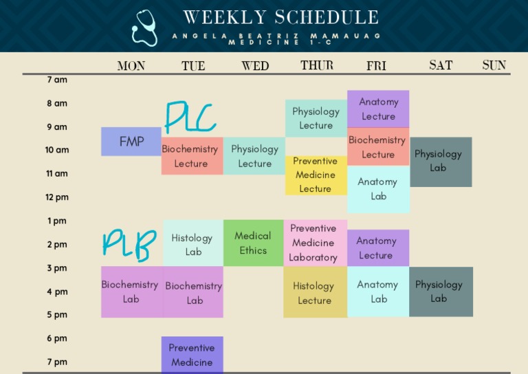 Bea Schedule