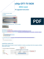 PC Update Instruction (RK OTT0 MINI Case)