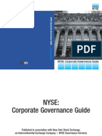 NYSE Corporate Governance Guide PDF