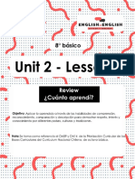 G8 - Unit 2 Lesson 4 - Review