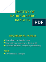 Geometry of Radiographic Imaging