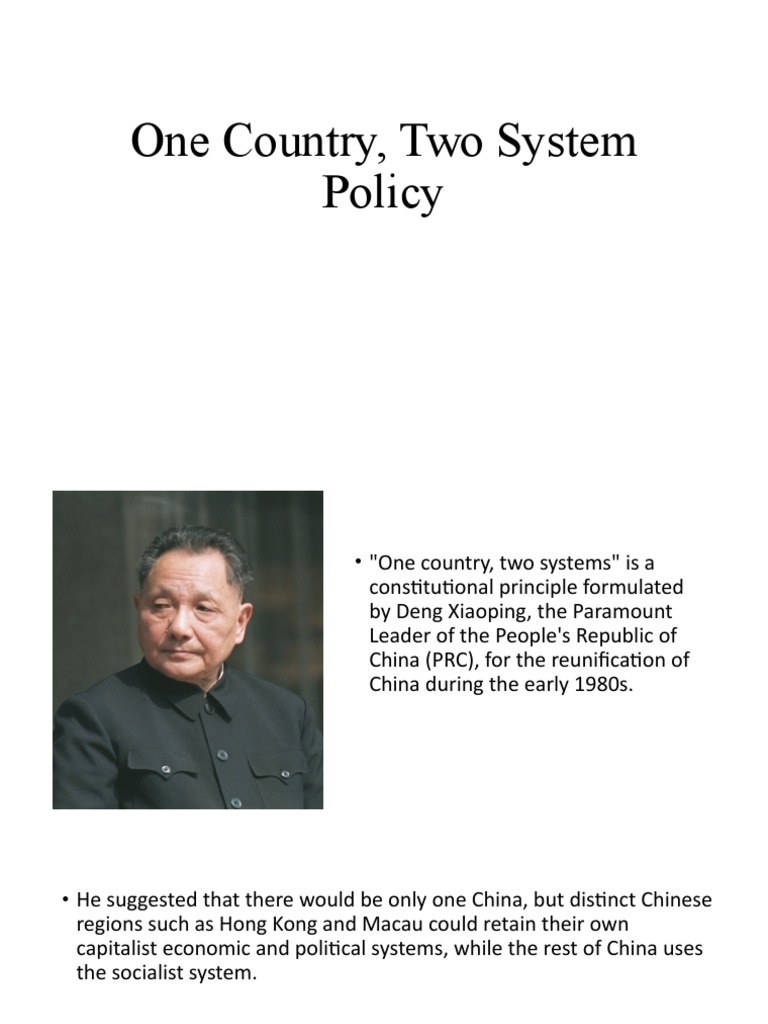 One Country | PDF | Politics