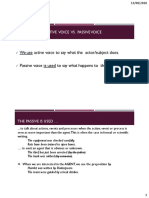 Passive Voice BASIC FEATURES