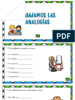 Actividades para Trabajar Las Analogías