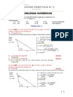 Solución Práctica #2: Problemas Numéricos