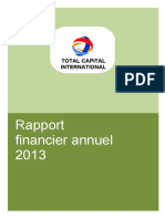 Rapport Financier Annuel Total Capital International 2013 PDF