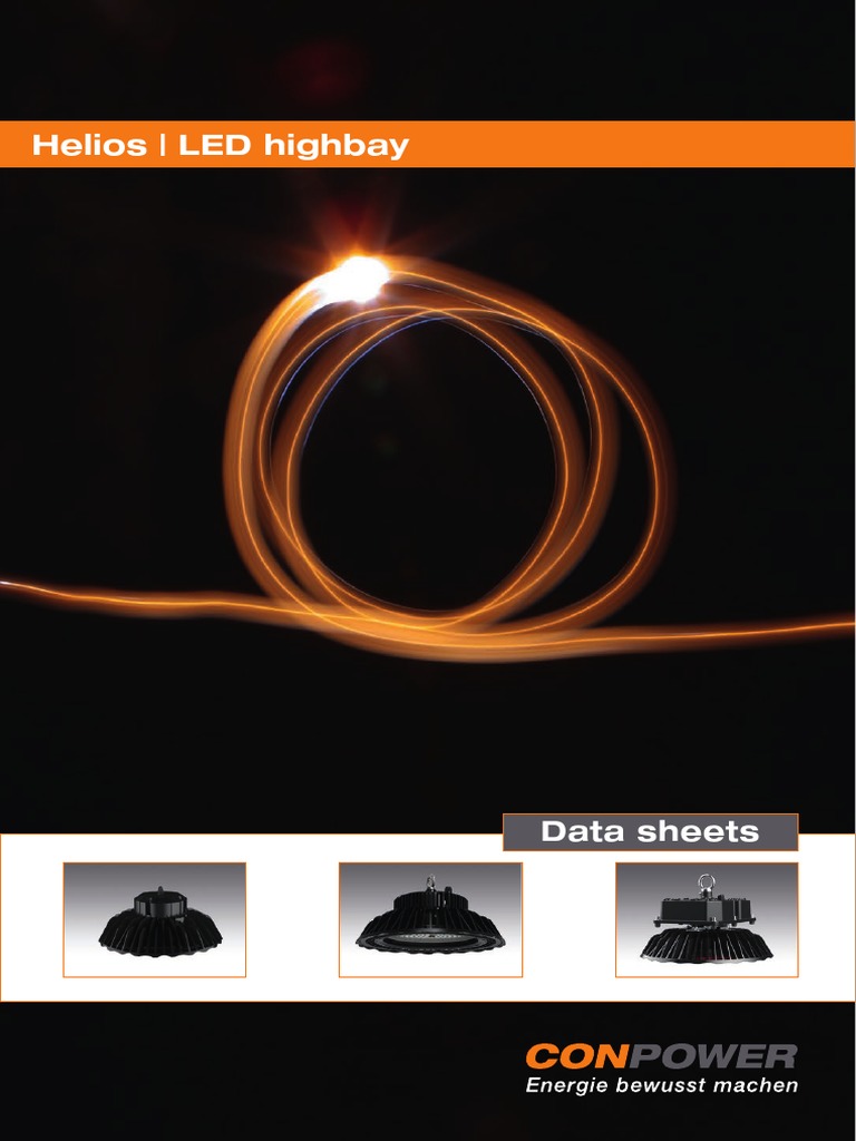 Helios LED Highbay Data Sheet | PDF | Light Emitting Diode | Lighting