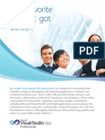 Microsoft Visual Studio 2010 Professional Datasheet