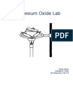 Download Magnesium Oxide Lab by kaylababyy SN47397569 doc pdf