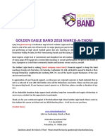 Golden Eagle Band 2018 March-A-Thon!: (Instrument)