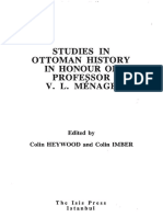 Studies in Ottoman History in Honour of Professor V.I. Menage