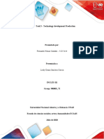 Unit 3 - Task 5 - Technology Development Production: Fernando Henao Castaño - 5.825.614