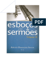 Adelson Damasceno Santos - Esboços de Sermões Vol. 02