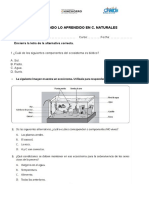 Prueba de C. Naturales