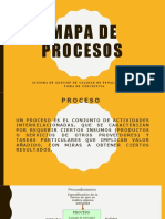 Toma de Conciencia Mapa de Procesos