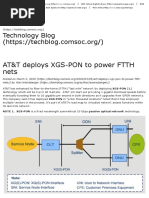 AT&T Deploys XGS-PON To Power FTTH Nets - Technology Blog