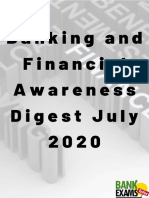 Banking and Financial Awareness Digest July 2020 PDF