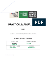 Practical Manual 2020: Subject