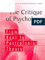 The Critique of Psychology