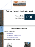 Ge#ng The Mix Design To Work: Trevor Dis5n