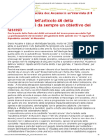 PMLI - L'attuazione Dell'articolo 46 Della Costituzione È Da Sempre Un Obiettivo Dei Fascisti