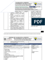 PR-AM-04 Proc Selección, Evaluación de Proveedores