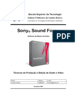 Sound Forge - relatório