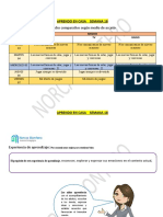 Aprendo en Casa - Ciclo Ii - Semana 18