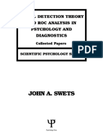 (John A. Swets) Signal Detection Theory and ROC