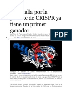 La Batalla Por La Patente de CRISPR Ya Tiene Un Primer Ganador