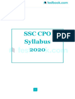 SSC Cpo Syllabus 2020: Useful Links